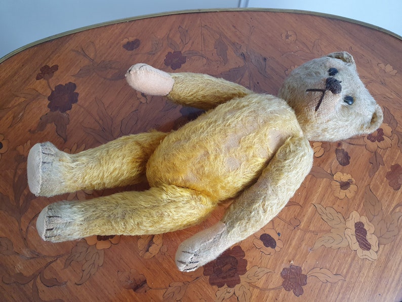 Ours Schuco en peluche Oui Non mécanique vers 1925 Ht 38 cm 2107 image 10