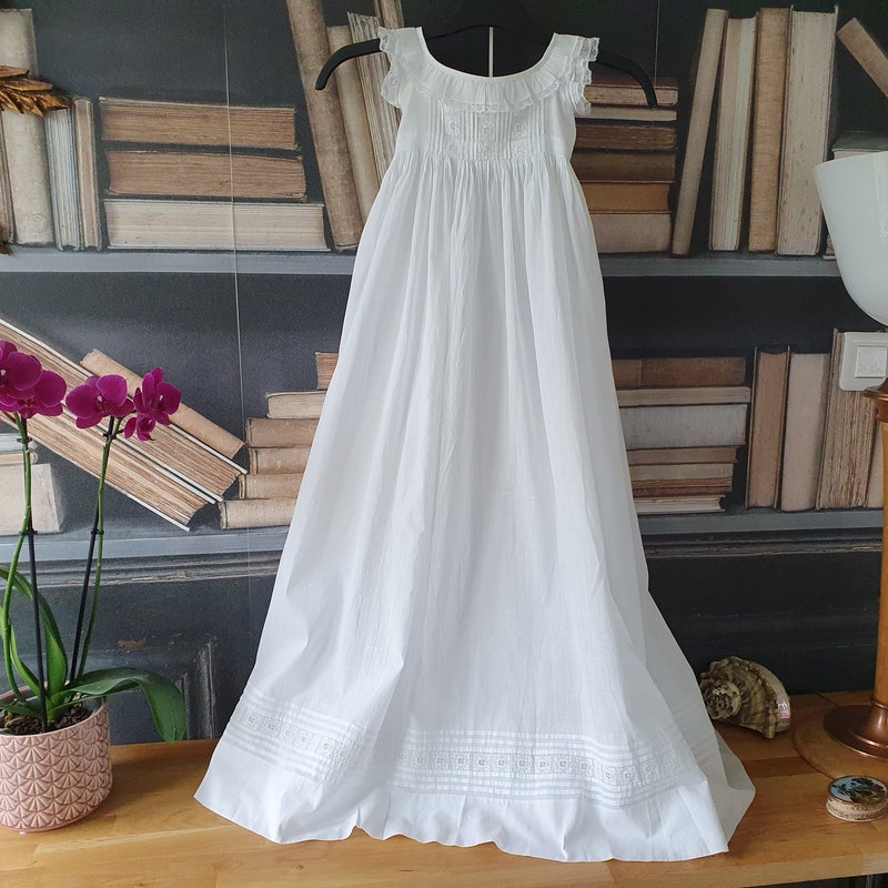 Robe De Baptême Bébé Fille En Dentelle Avec Bonnet - Cinda Robe Cérémonie