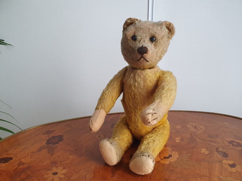 Ours Schuco en peluche Oui Non mécanique vers 1925 Ht 38 cm 2107 image 2