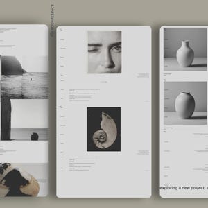 CRAFTED Squarespace-webbplatsmall 7.1, redaktionell portfoliowebbplats för konstnärer, fotografer och kreativa studior