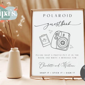 Polaroid guest book, instax mini 12, photo guestbook, camera guestbook, instax instructions, instax how to, wedding polaroid