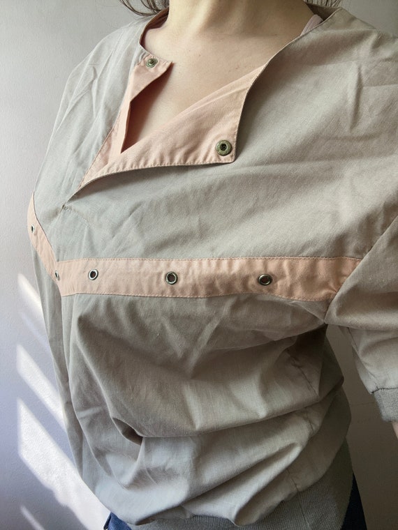 Vintage 1980s Wayne Scott women's blouse size lar… - image 8