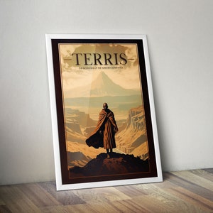 The Final Empire, Terris , Lord Ruler - Mistborn - Fantasy Fan Wall Art - Vintage Travel Poster - Geek Present - Brandon Sanderson
