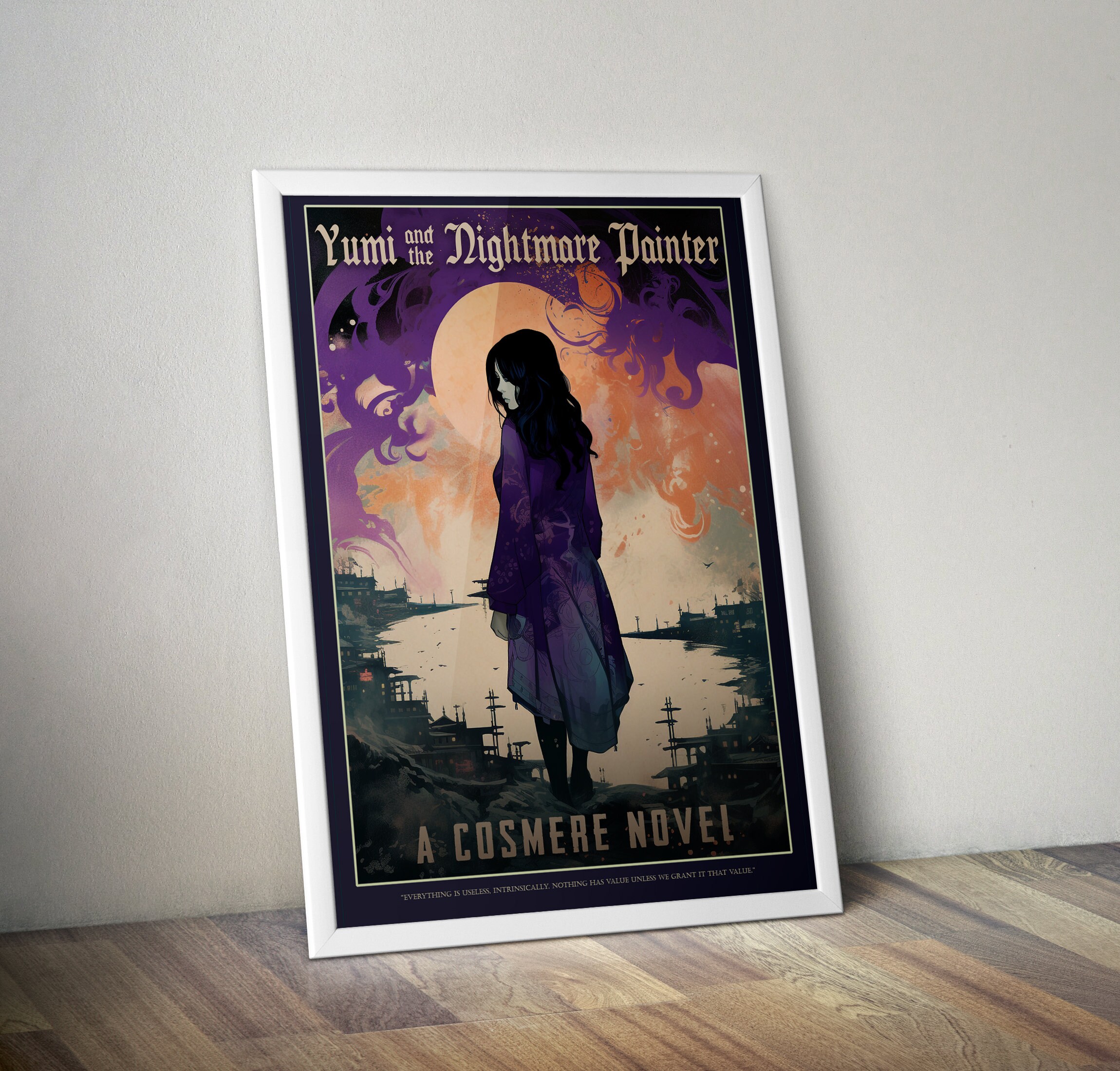 Yumi and the Nightmare Painter - Cosmere Universe Poster - Fantasy Fan Wallart - Brandon Sanderson - Coppermind