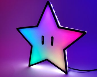 Lâmpada Inteligente Estrela de Poder do Mario