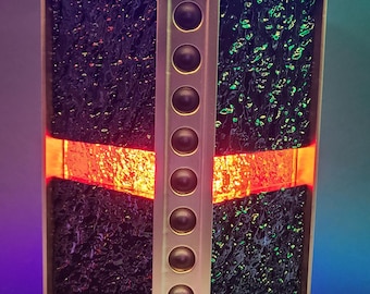 Réplica da Joia da Realidade Éter com LED – Adereço inspirado na Marvel – Artefato para Cosplay – Exibição das Joias do Infinito – Item Colecionável Iluminado – Presente Geek