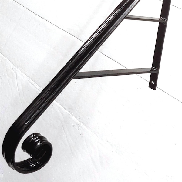 Wrought Iron Grab Bar Etsy
