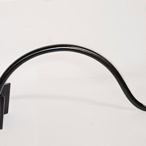 9" Hooks for Hanging plants outdoor solar lights lamps. Painted black. Pockets into any corner! 90 Degree Corner Bracket Space saver