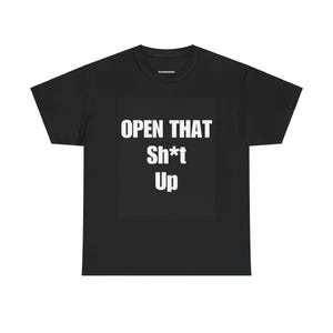 Camiseta con el lema "Abre esa mierda" / Camiseta Y2K Playboi Carti Tiktok