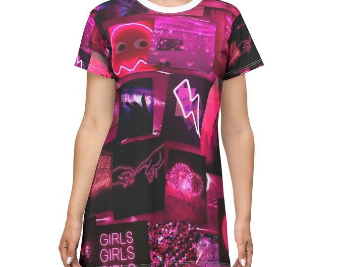 Sexy T-Shirt Dress (AOP) nightgown to sleep
