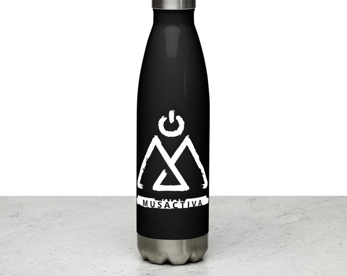 MUSACTIVA/Botella de agua de acero inoxidable