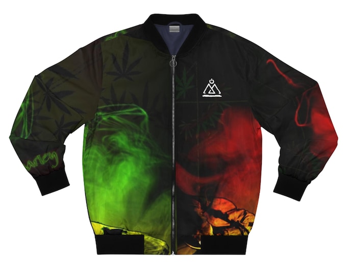 BOB/ Rasta style, exclusive design,design for artist/Men Bomber Jacket (AOP)