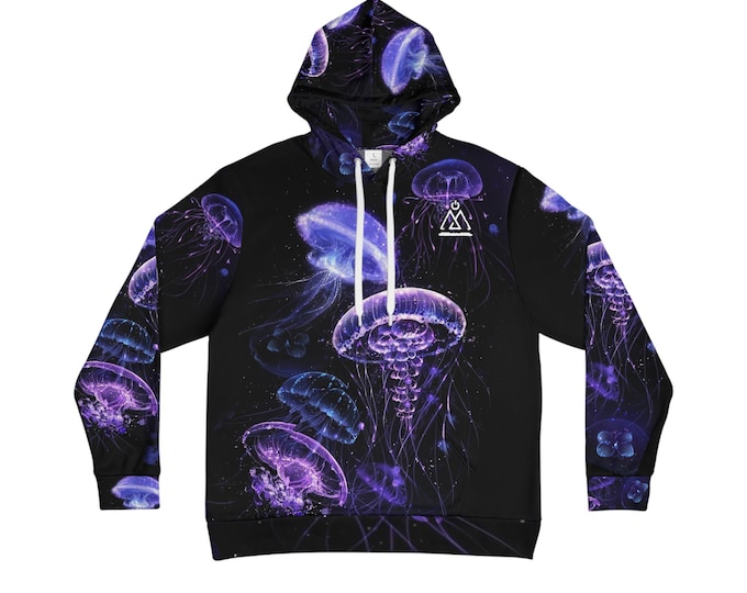 Jelly fish/ Men's Hoodie (AOP) fashion style