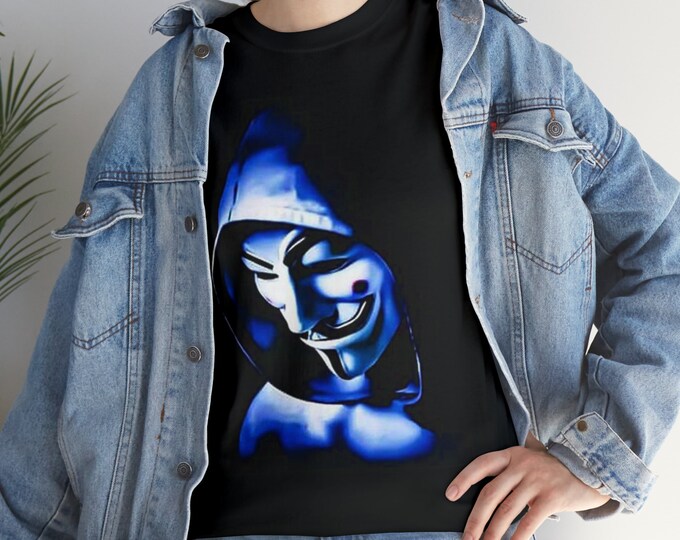 Anonimous t-shirs Unisex Heavy Cotton Tee/black color