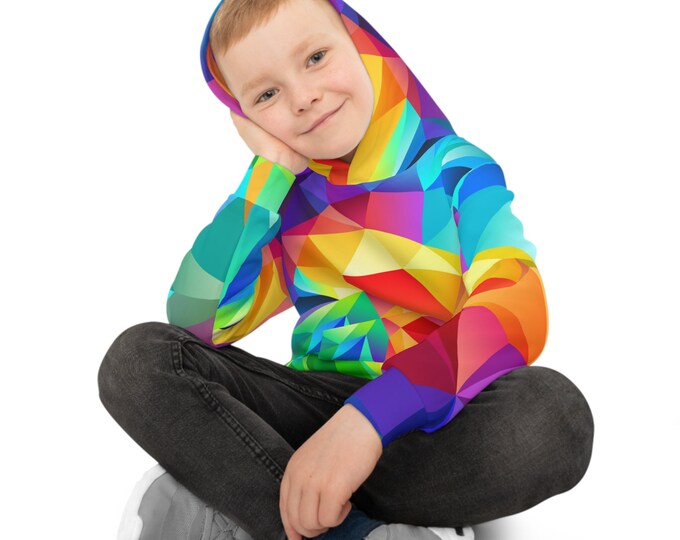Abstract design with bright colors/Children's Hoodie (AOP)