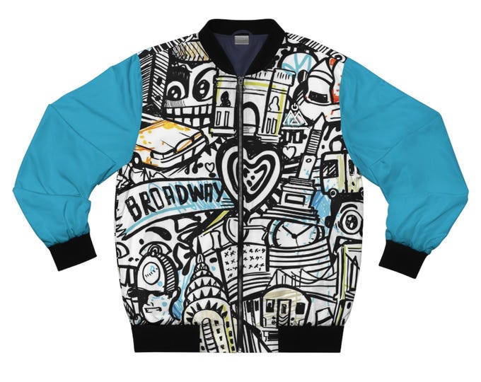 NY urban style, exclusive design, design for artist/Men Bomber Jacket (AOP)