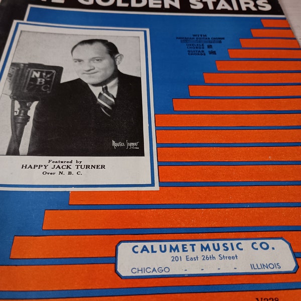 Climbing Up The Golden Stairs Nick Manaloff vintage sheet music 1935