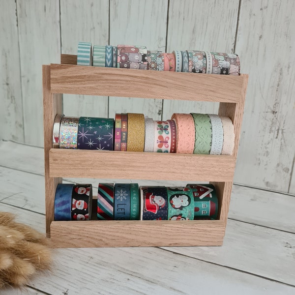 Washi Tape Regal Organizer Halterung Aufbewahrung Holz