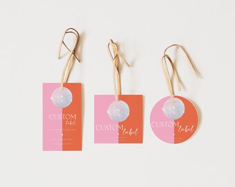 Editable Disco Ball Gift Tags: Retro Party Decorations (Digital Download)