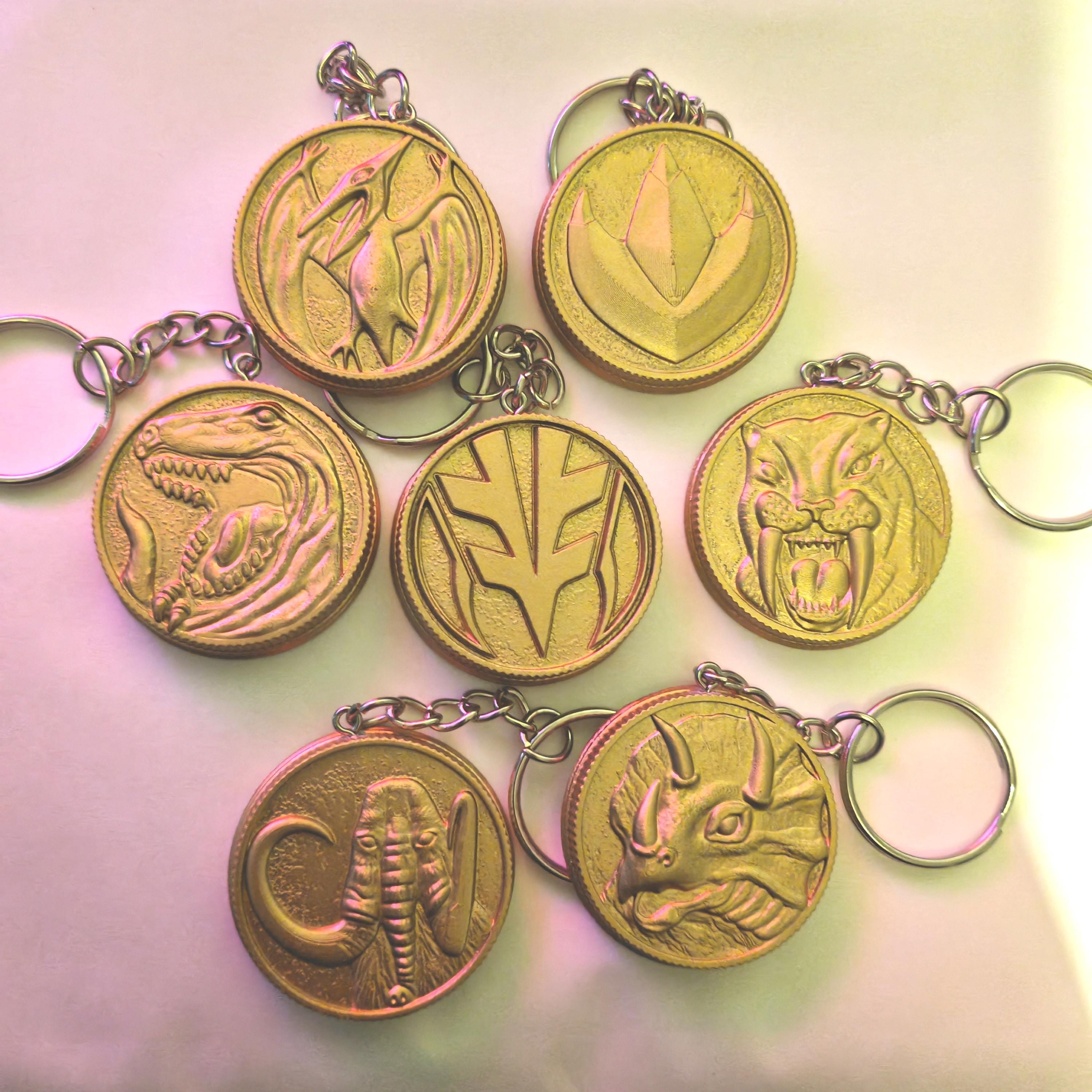 Mighty morphin power rangers key chain