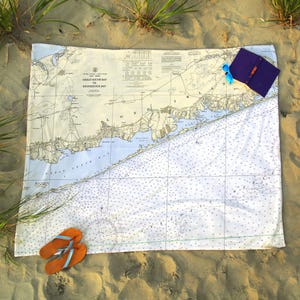 Couverture en polaire vintage Long Island de Bellport / Fire Island