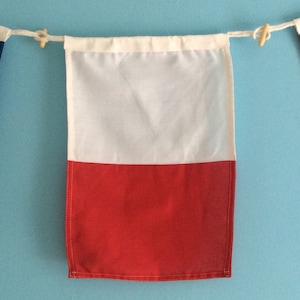 Drapeau de signalisation nautique « H »