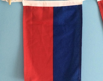 Bandera de señales náuticas "E"