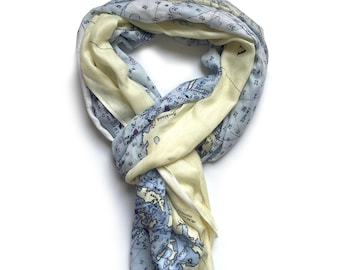 Coast of Maine Chart Scarf
