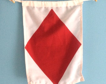 Nautical Signal Flag "F"