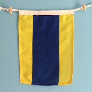 Bandera de señales náuticas "D"