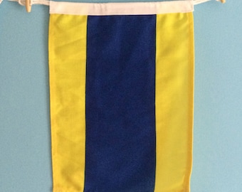 Flaga sygnałowa żeglarska &quot;D&quot;