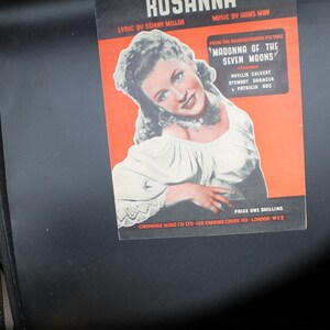 Vintage Sheet Music: "Rosanna"
