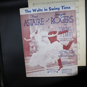 Vintage Sheet Music: &quot;The Waltz In Swing Time&quot;