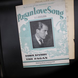Vintage Sheet Music: &quot;Pagan Love Song&quot;
