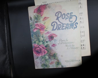 Vintage Sheet Music: "Rose Dreams"