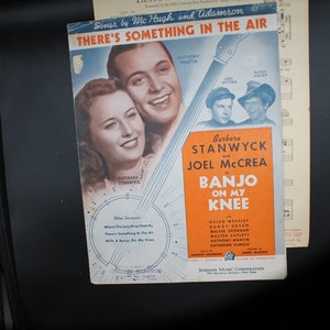 Vintage Sheet Music: &quot;There&#39;s Something In The Air&quot;