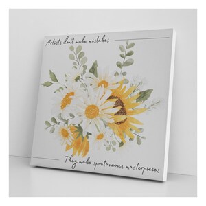 Floral Wall Art Modern Home Decor Unique Handcrafted Design Abstract