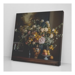 Floral Wall Art Floral Canvas Print No Frame Wildflowers Bloom Wild Flowers