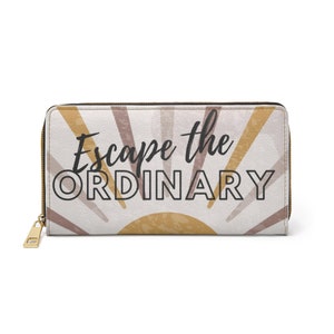 Frauen Geldbörse für Frauen Geschenk für sie Reißverschluss um Brieftasche Reißverschluss Brieftasche Boho Style
