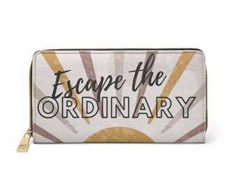 Cartera de mujer para mujer regalo para su cremallera alrededor de la cartera cartera con cremallera estilo boho