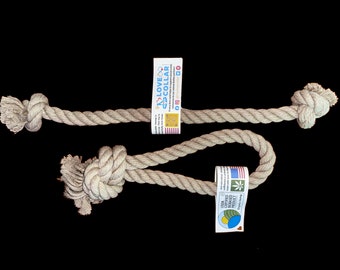 Hemp Rope Dog Toy - Made and Assembled in the USA