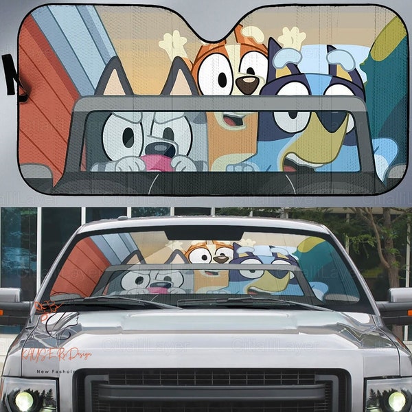 Bluey Car Decoration Etsy UK