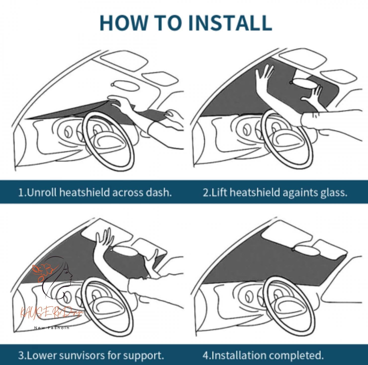 Halloween Skeleton Car Sun Shades, Scary Sunshade Car Cover