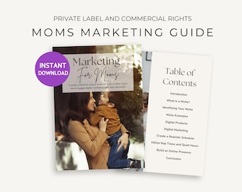 Moms Digital Marketing Guide, Ideen für passives Einkommen, digitale Produkte, Erfolg von zu Hause aus, Arbeit von zu Hause aus, passives Einkommen, PLR, MRR