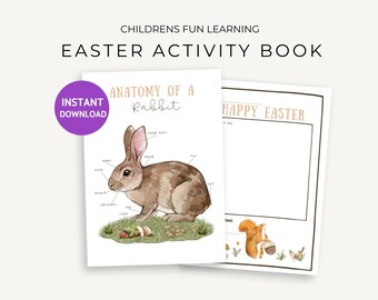 Montessori Easter Activity Book, Fun Learning for Toddlers, Printable Busy Book, Educational Easter Activities, Morning Basket, Homeschool