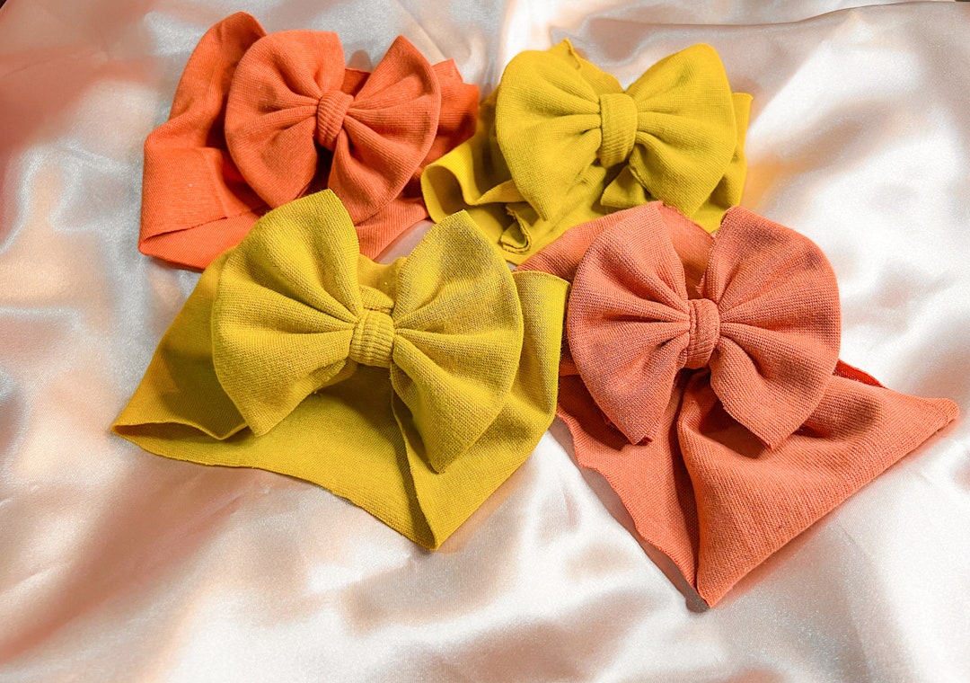 Handmade Baby Headwrap With 4 Bow Baby Bows for Girls Hair Accessories Baby Accessories