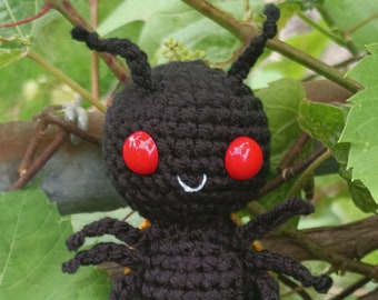 Crochet Pattern: Kiki the Cicada, cute crocheted bug, crocheted insect, beginner-friendly PDF Pattern
