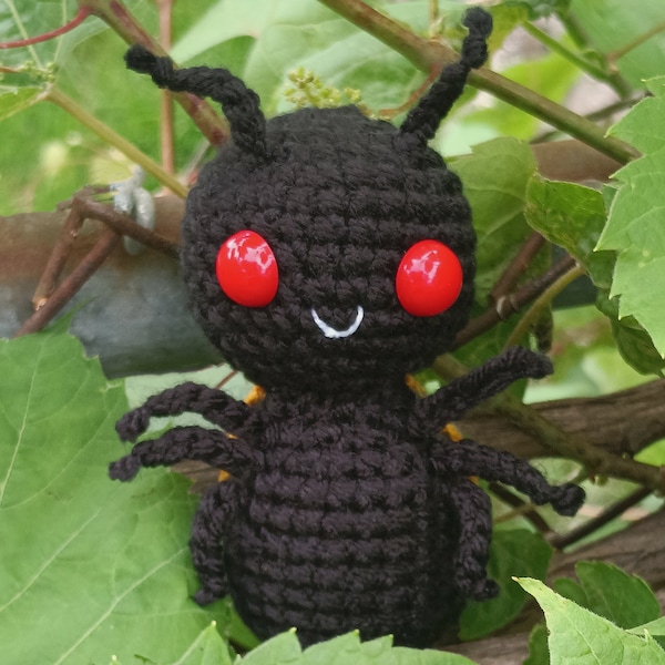 Crochet Pattern: Kiki the Cicada, cute crocheted bug, crocheted insect, beginner-friendly PDF Pattern