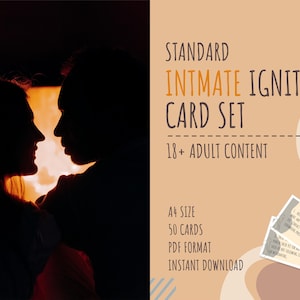 Standaard intieme ontstekingskaartenset: intimiteitsbooster, relatieverbeteraar, slaapkameractiviteiten, kaartspel, spel voor stellen, OnlyFans