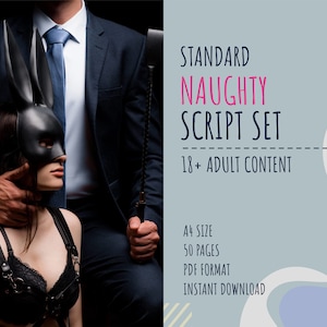 Standard Naughty Script Set - adult script, erotic roleplay, JOI script, intimacy, couples activities, couples games, bedroom, OnlyFans